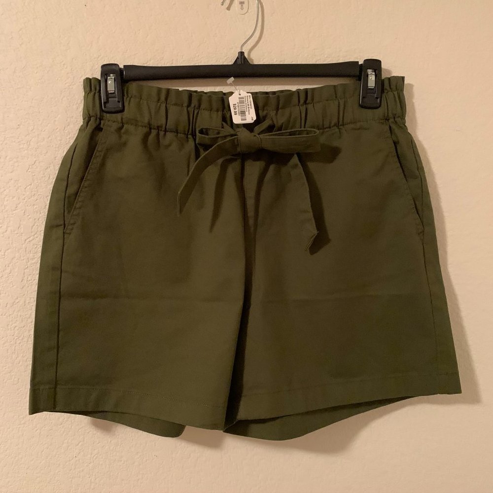J. Crew shorts with elastic tie waist NWT